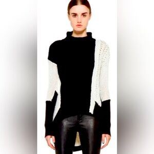 Gorgeous Helmut Lang black and white sweater